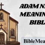 Adam Name Meaning in Bible